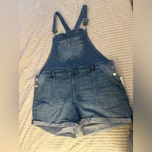 NWT Target Ava and Viv Jean Short Overalls Size 26 Plus Size